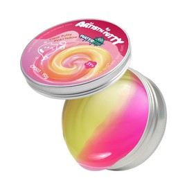 Waterelf Sensory Putty for Kids, Fidget Stress Relief Play Putty for Boys Girls Adults, Non-Toxic Non-Sticky Therapy Toys - 3.11 Inch 3.2 Oz - CP003-Pink/Yellow