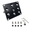Dewhel JDM Front Bumper Tow Hook License Plate Mount Bracket