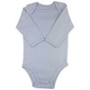 123 Bear 100 % Algodón Body, Paquete de 4 gris