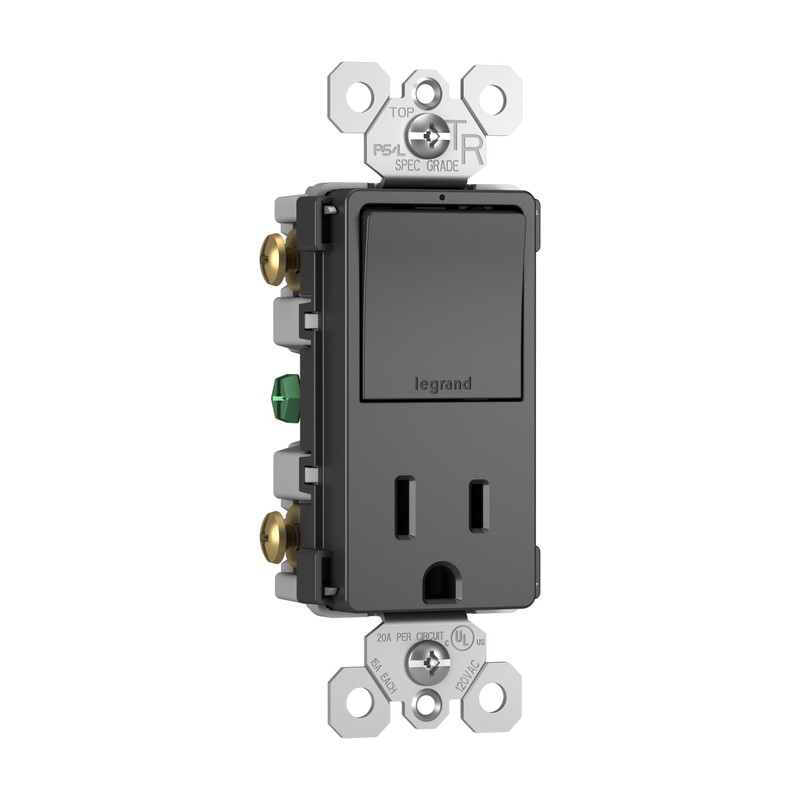 Legrand radiant 15 Amp Combination Switches, Rocker Wall Light Switch,