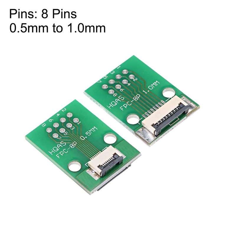 uxcell FFC FPC 8 Pin 0.5mm 1mm Pitch to DIP