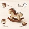 Cartoon Rocking Horse Figurine for Desk Decor – 3D Printed