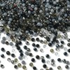 DanLingJewelry Crystal Glass Beads, 500pcs Black Row 4mm Faceted Rondelle