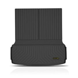 TPE Trunk Mat Compatible with Benz GL350 GL450 GL500 GL63 AMG 2013-2016, Fit Benz GLS350d GLS450 GLS500 GLS550 GLS63 AMG 2017-2019 Truck Accessories Cargo Liners All Weather Protection Black