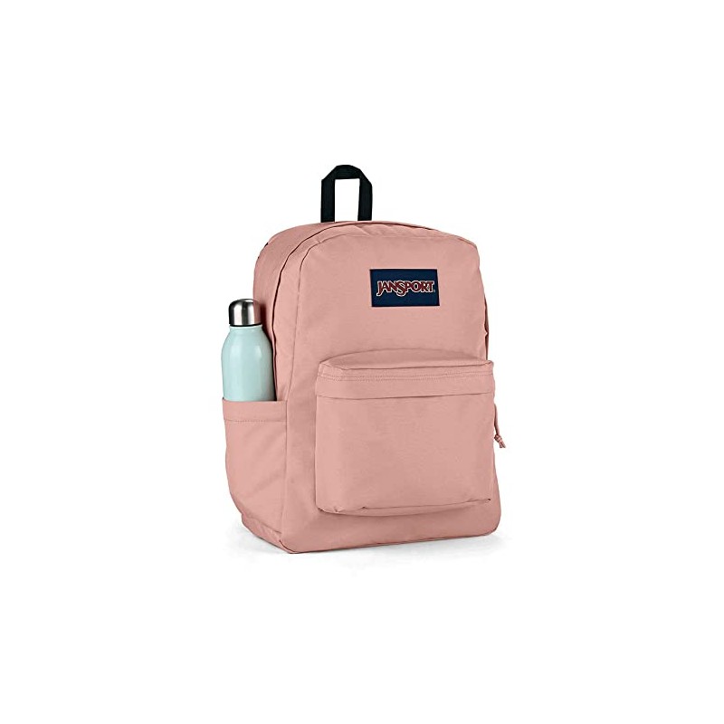 JanSport Superbreak Backpack - Durable, Lightweight Premium Backpack, Misty Rose