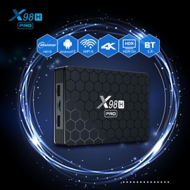 Xilibod Android 12 TV Box 4GB RAM 32GB ROM H618 Quad Core CPU G31 MP2 GPU 2.4G/5G WiFi Support BT Support HD IN 100M DLAN Smart TV Box - Model No.: X98H PRO 4GB 32GB