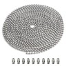 3 Meters Ball Chain,120 Inch Beaded Ball Pull Chain,4.5 mm