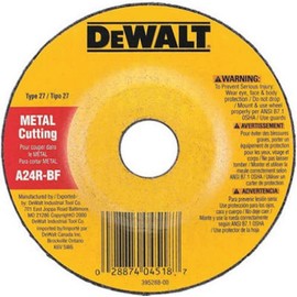 Dewalt DW4518 4-1/2-Inch by 1/8-Inch by 7/8-Inch General Purpose Metal Cutting Wheel