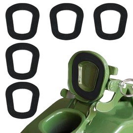 5PCS 2.11×1.86×0.18 Inch Car Jerry Can Gaskets, Rubber Fuel Can Seal Washers, Gas Can Spout Gaskets Replacement, Automotive Fuel Can Gaskets for 20 Liter NATO Jerry Can Spout
