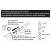 Prime-Line H 3960 Casement Folding Crank Handle, 2-3/4 In. Width,