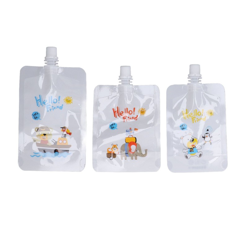 Toddler Reusable Fruit Puree Squeeze Filler Professional Ergonomic Baby Food