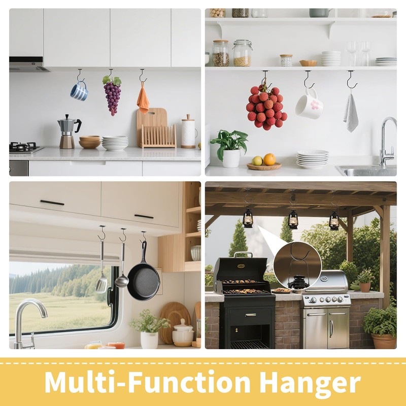 CINKSY Self Adhesive Banana Hook Hanger Foldable Under Cabinet Banana