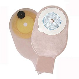 20PCS Colostomy Bags with Clamp Closure, Ostomy Supplies,One Piece Drainable Ostomy Colostomy Pouch for Ileostomy Stoma Care, Cut-to-Fit 15-60mm