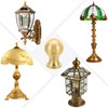 PATIKIL 25 x 37.5mm Lamp Finials Caps Knob, 2 Set