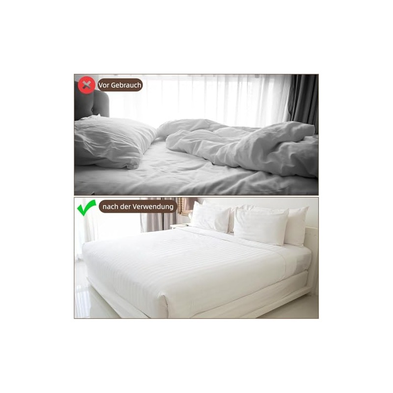 Adjustable Bed Sheet Tensioners - Set of 10 with Metal