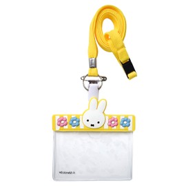 St. Lady's ST-ZMF0030 Miffy Name Holder, Striped, Yellow