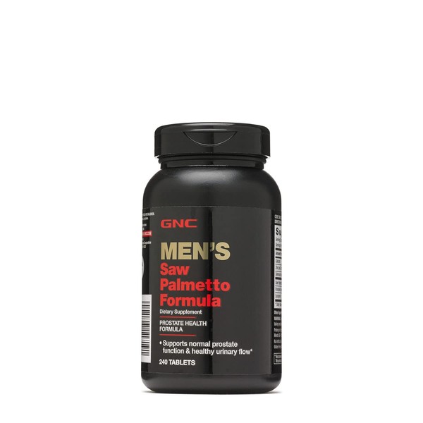 GNC Men's Saw Palmetto Formula, 240 Tablets, Supports Normal Prostate Function