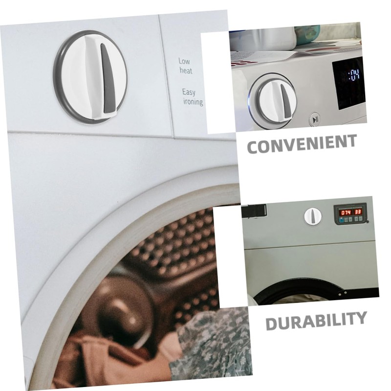 SEWACC 2Pcs Washer Control Rotary Knobs for Washing Machine Replacement
