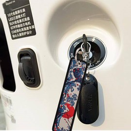 beemorita 2pcs Cool Quote Keychain Key Tag for Motorcycle Car Scooter Backpack Key Chain Ring Women Men Jet Tag Keychain