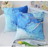 QUALKNOY Velvet Cushion Covers 45x45 cm Set of 4, Abstract