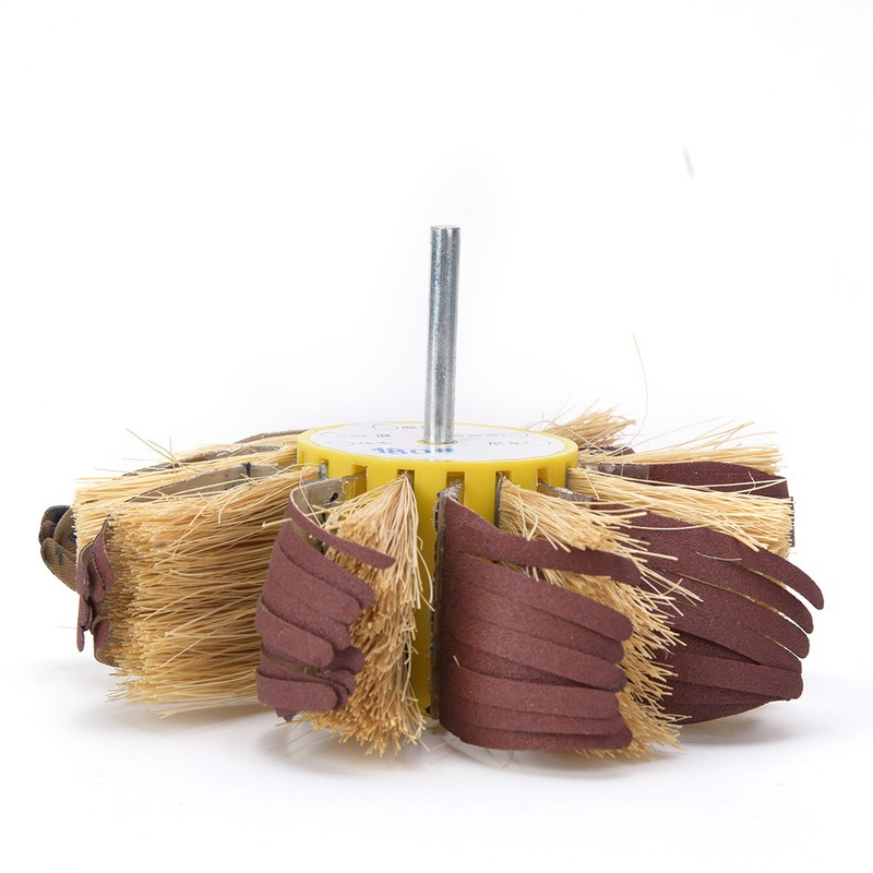 Sisal Buffing Wheel Manual Electric Drill Sisal Emery Cloth Polishing