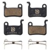 2 Sets Organic Resin Bicycle Disc Brake Pads for Shimano