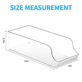 zooyeea 2 Pack Soda Can Organizer, Refrigerator Beverage Organizer with Sliding Tray, Suitable for Refrigerator/Cabinet/Countertop Soda Can Organizer. (2 PACK)