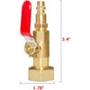 HQMPC RV Winterize Adapter Blowout Adapter 1/4" Quick Connect Plug