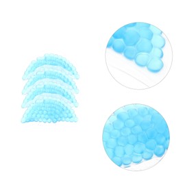 Beavorty 4Pcs Reusable Gel Ice Packs for Injuries Round Cold Hot Compress for Convenient Ice Bags for Sports Camping Home Use Blue Color