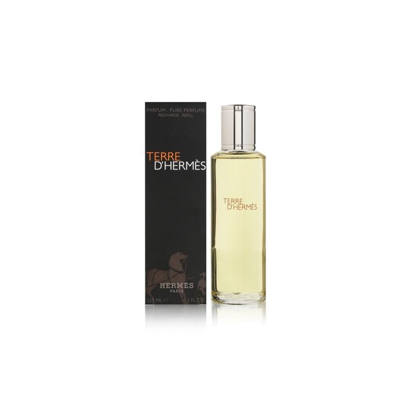 Hermes Terre D'hermes Pure Perfume Refillable for Men, 4.2 Ounce