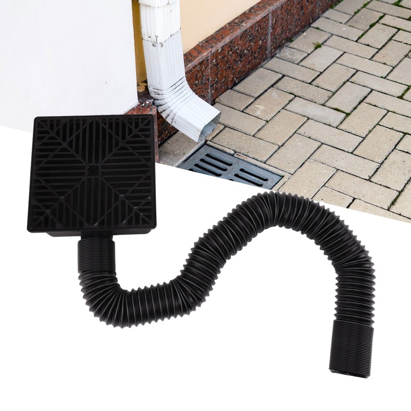 Gutter Downspout Extensions Catch Basin Low Profile Downspout Extender Flexible