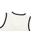 LOLANTA 110-170 Kids' Knit Sweater V-Neck School Vest, Unisex, Uniform,