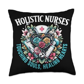 Registered Nurse Healthcare Medical RN Holistic Nurse Throw Pillow