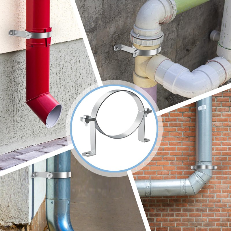 Fengone 6 Inch B Vent Wall Strap Round Gas Vent