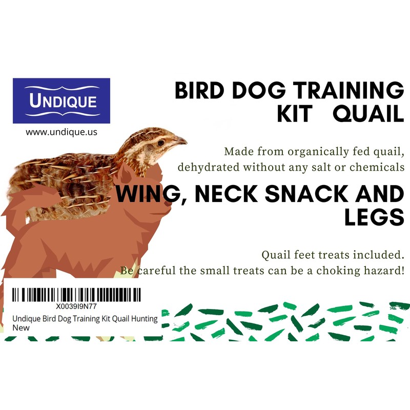 Quail Wing Dog Training Kit - Nutritious Dog Treats and