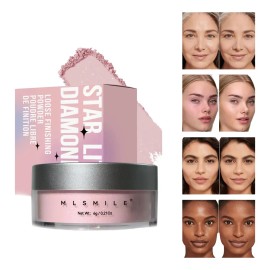 Polvo Suelto Nacarado - Maquillaje Duradero Reduce Brillo