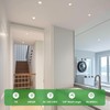HOMEOW LED Recessed Spotlight, 230 V, Dimmable, Flat, 7 W