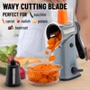 Zulay Rotary Cheese Grater 5 Blade Cheese Shredder - Manual