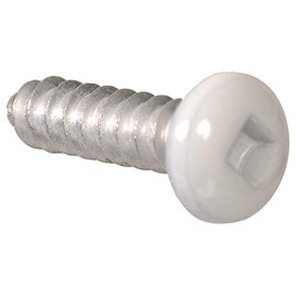 Hillman 35242 Pan Head Square Drive Sheet Metal Screw 10 x 3/4 60-Pack,White