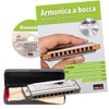 CASCHA Harmonica Beginner Set with Italian School, Learn to Play