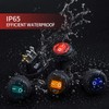 Gebildet Waterproof Red LED Rocker Toggle Switch with Round Shell
