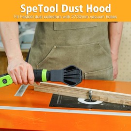 SpeTool Mini Adsorption Dust Hood For Festool Dust Collectors 27mm Vacuum Hoses Adapter Dust Collection Fittings