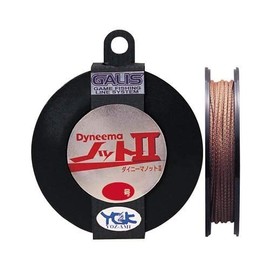 エックスブレイド(X-Braid) ショックリーダー ダイニーマノット2 PE(ダイニーマ)/アラミド 10m 25号 ブラウン