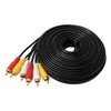 System-S RCA 3 RCA Cable 10m Male to Male Stereo