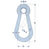 Zinc Plated Carbine Snap Hook 8MM X2 (Marine Gate Rope
