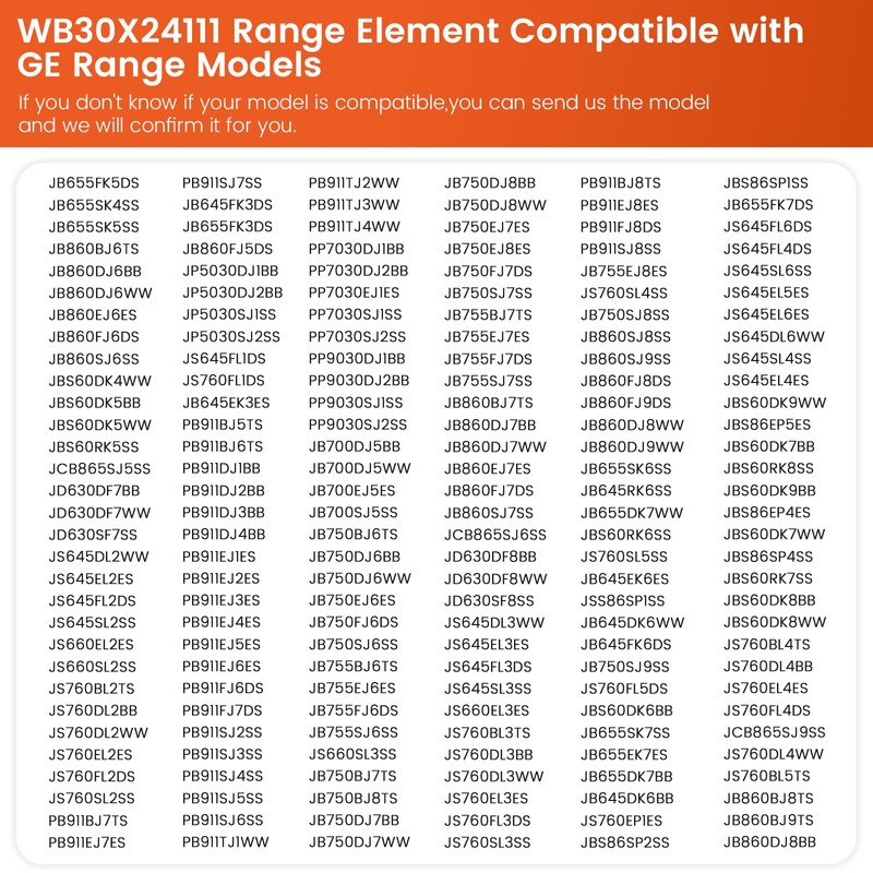 Upgraded WB30X24111 9-In Dual Range Radiant Surface Element by puxyblue