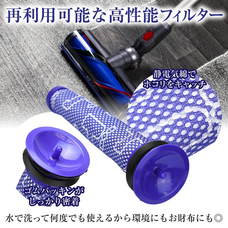 PureEdge Compatible Dyson Filter V8 V7 V6 DC58 DC59 DC61