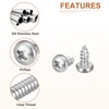 DTGN #4x1/4 Phillips Pan Head Self-Tapping Screw - 200Pack -