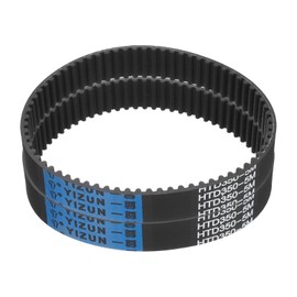QUARKZMAN Pack of 2 HTD-5M Rubber Toothed Belt 70 Teeth 350mm Pitch Length x 20mm Width x 3.6mm Height Closed Loop Groove Belt