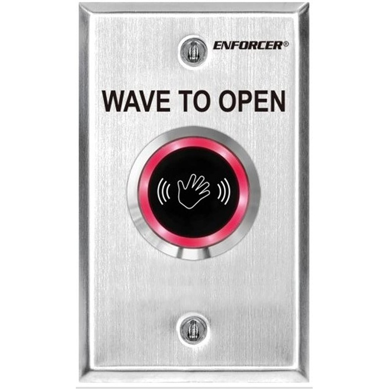 Seco-Larm Enforcer No Touch Request-to-Exit Plate, Outdoor (SD-9263-KSQ)